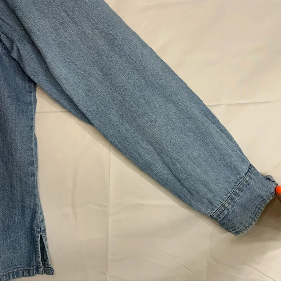 Vintage Bill Blass Jeans Denim Button Down Jacket, size L - Picture 6 of 8